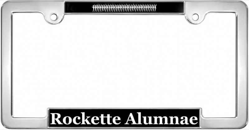Rockette Alumni Custom License Plate Frame